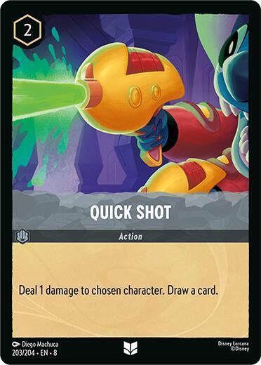 Quick Shot - Uncommon - 203/204 - 8 1
