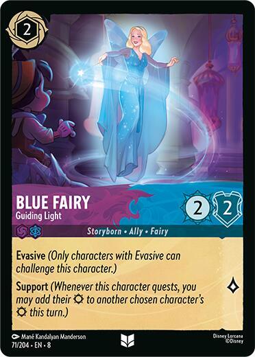 Blue Fairy - Guiding Light - Uncommon - 71/204 - 8 1