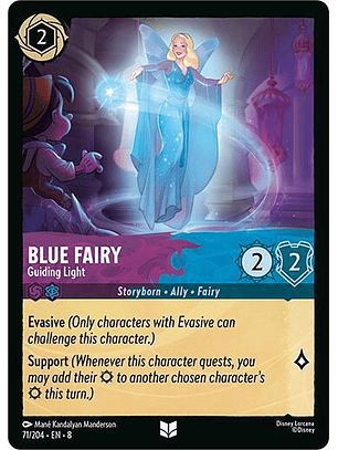 Blue Fairy - Guiding Light - Uncommon - 71/204 - 8