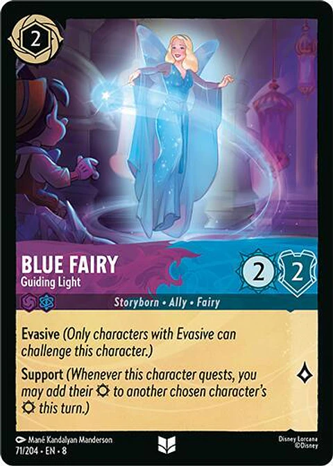 Blue Fairy - Guiding Light - Uncommon - 71/204 - 8