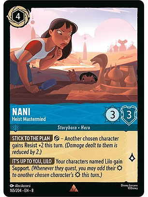 Nani - Heist Mastermind - Rare - 165/204 - 8