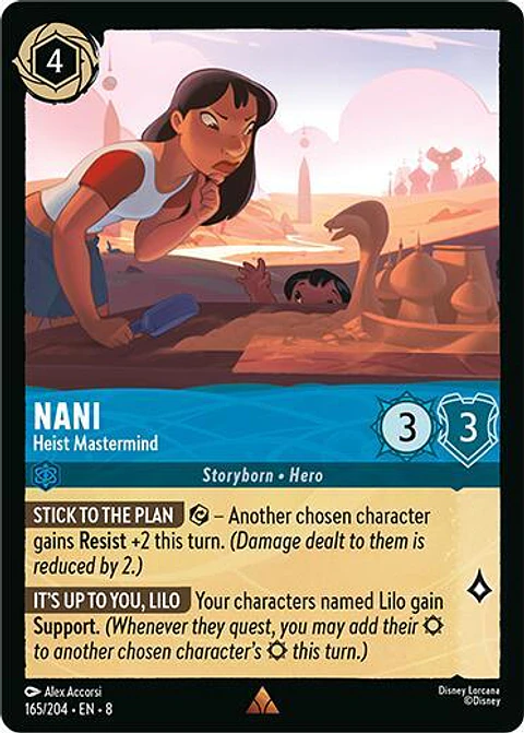 Nani - Heist Mastermind - Rare - 165/204 - 8