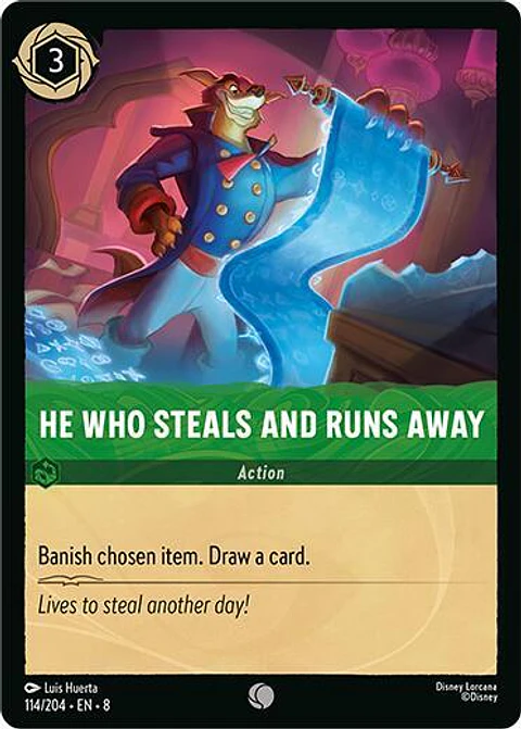 He Who Steals And Runs Away - Common - 114/204 - 8