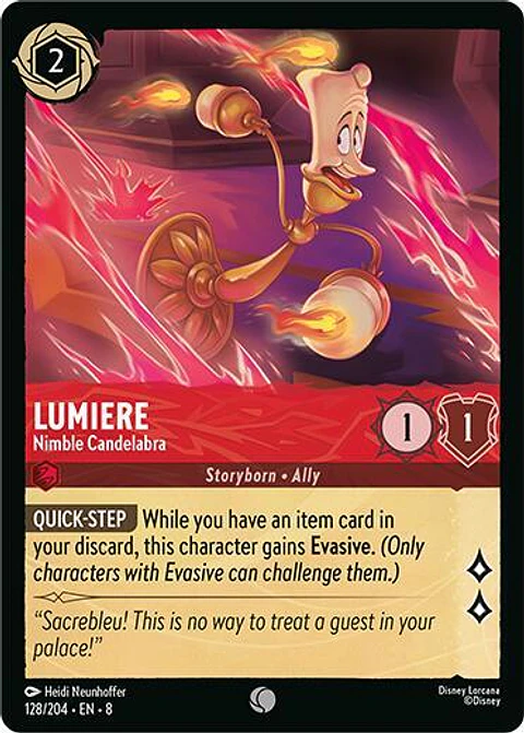 Lumiere - Nimble Candelabra - Common - 128/204 - 8