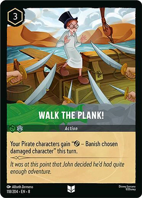 Walk the Plank - Uncommon - 118/204 - 8