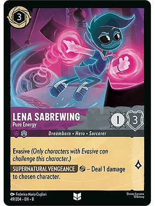 Lena Sabrewing - Uncommon - 49/204 - 8
