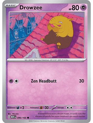 Drowzee - 096/165 - Common - MEW
