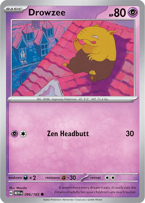 Drowzee - 096/165 - Common - MEW