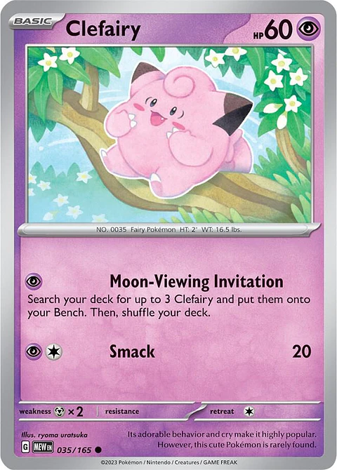 Clefairy - 035/165 - Common - MEW
