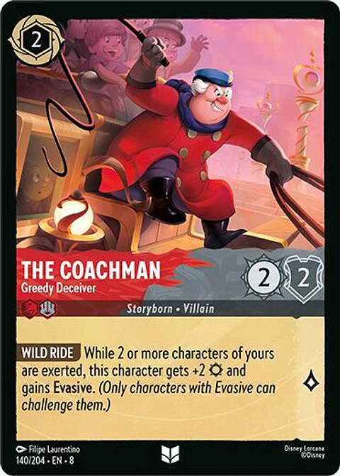 The Coachman - Greedy Deceiver - Uncommon - 140/204 - 8
