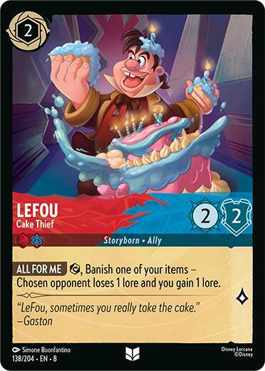 LeFou - Cake Thief - Uncommon - 138/204 - 8 1