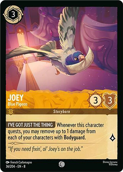Joey - Blue Pigeon - Common - 36/204 - 8