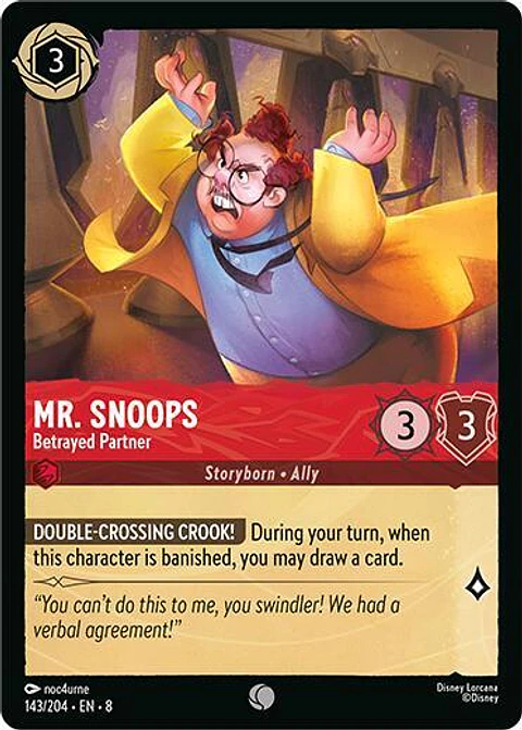 Mr. Snoops - Betrayed Partner - Common - 143/204 - 8