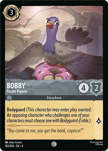 Bobby - Purple Pigeon - Common - 182/204 - 8 1