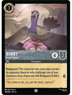 Bobby - Purple Pigeon - Common - 182/204 - 8