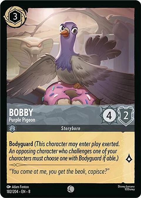 Bobby - Purple Pigeon - Common - 182/204 - 8