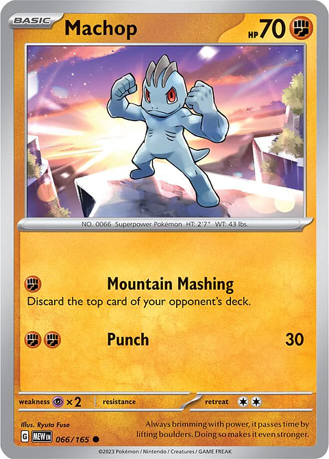 Machop - 066/165 - Common - MEW 