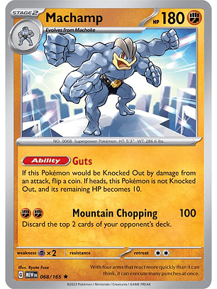Machamp - 068/165 - Holo Rare - MEW 