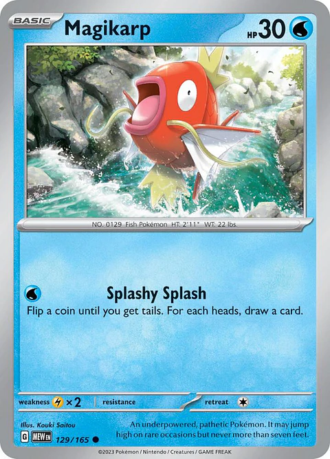 Magikarp - 129/165 - Common - MEW 