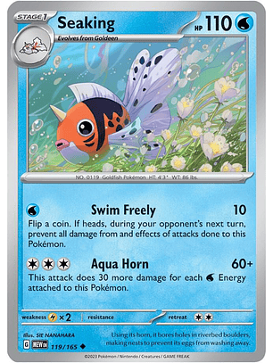 Seaking - 119/165 - Uncommon - MEW 