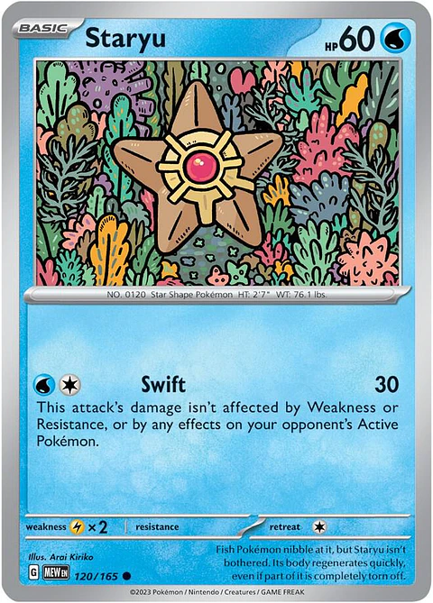 Staryu - 120/165 - Common - MEW 