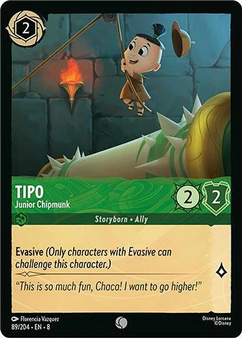 Tipo - Junior Chipmunk - Common - 89/204 - 8