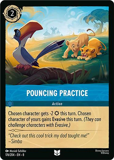 Pouncing Practice - Uncommon - 176/204 - 8