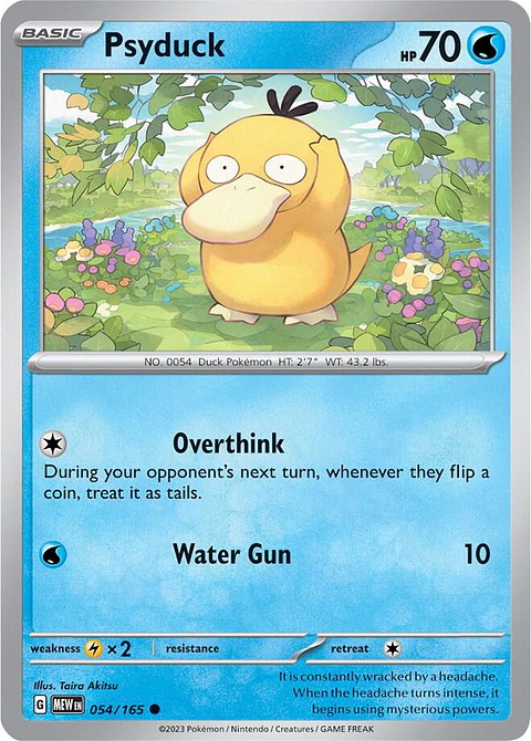 Psyduck - 054/165 - Common - MEW 