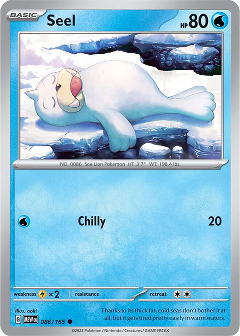 Seel - 086/165 - Common - MEW 
