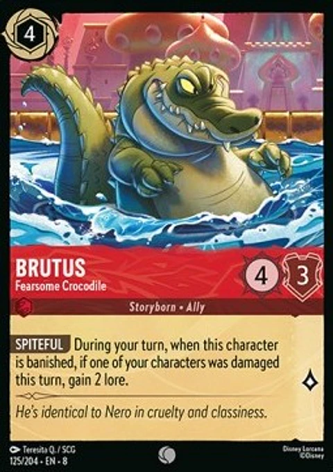 Brutus - Fearsome Crocodile - Common - 125/204 - 8
