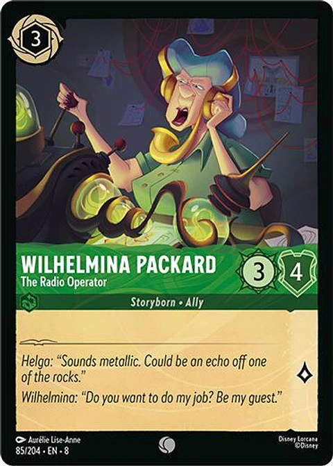 Wilhelmina Packard - The Radio Operator - 85/204 - Common - 8 