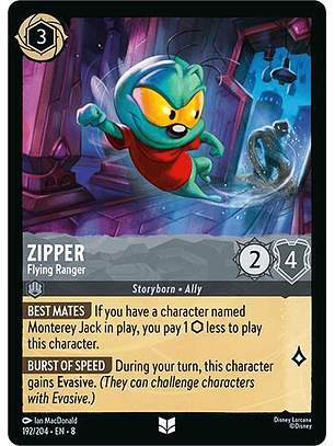 Zipper - Flying Ranger - 192/204 - Uncommon - 8 