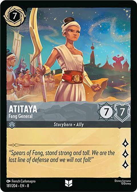 Atitaya - Fang General - 181/204 - Uncommon - 8 