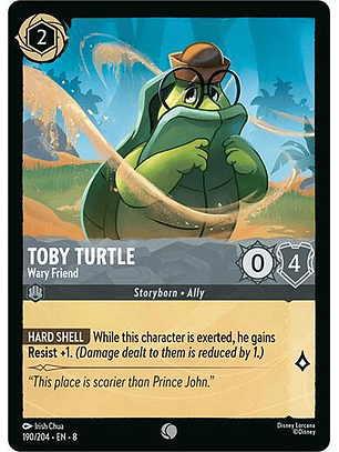 Toby Turtle - Wary Friend - 190/204 - Common - 8 