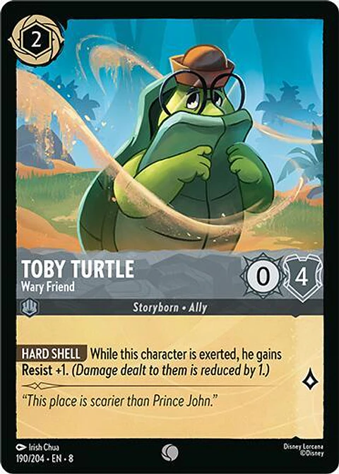 Toby Turtle - Wary Friend - 190/204 - Common - 8 