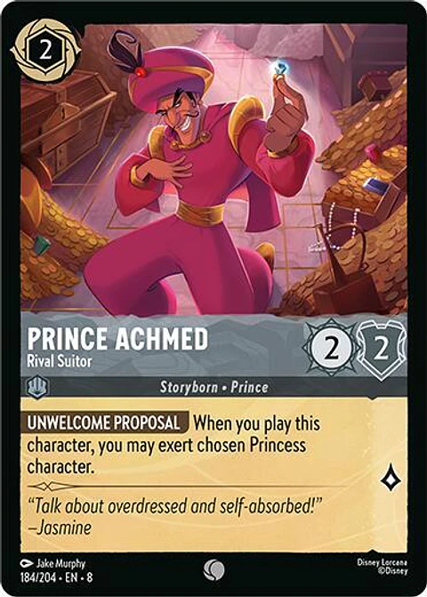 Prince Achmed - Rival Suitor - 184/204 - Common - 8 