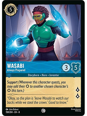 Wasabi - Always Prepared - 158/204 - Common - 8 
