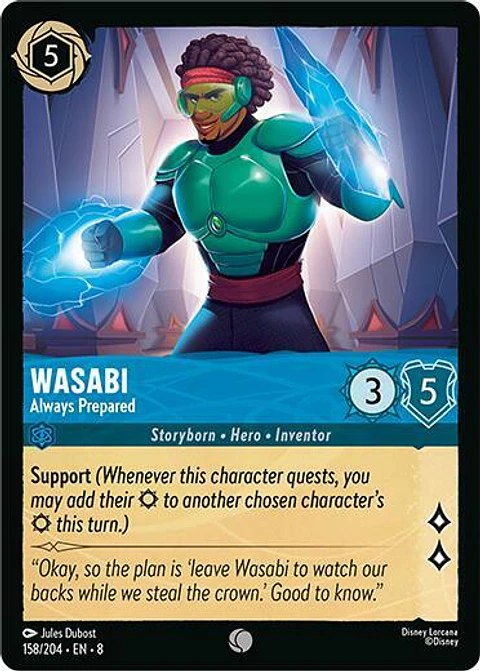 Wasabi - Always Prepared - 158/204 - Common - 8 