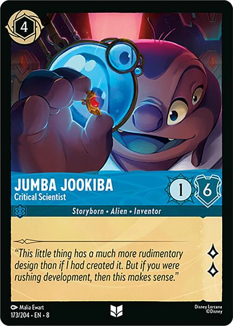 Jumba Jookiba - Critical Scientist - 173/204 - Uncommon - 8 