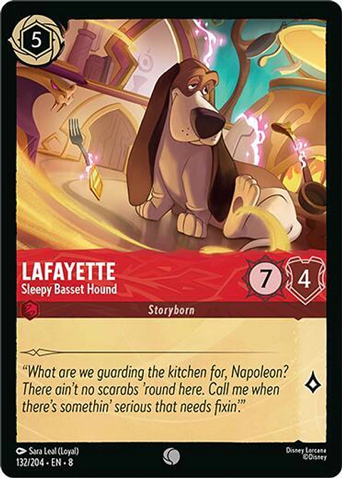 Lafayette - Sleepy Basset Hound - 132/204 - Common - 8