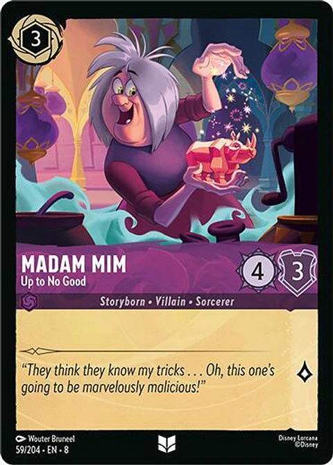 Madam Mim - Up to No Good - 59/204 - Uncommon - 8 