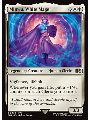 Minwu, White Mage - FIN - R