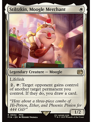 Stiltzkin, Moogle Merchant - FIN - R