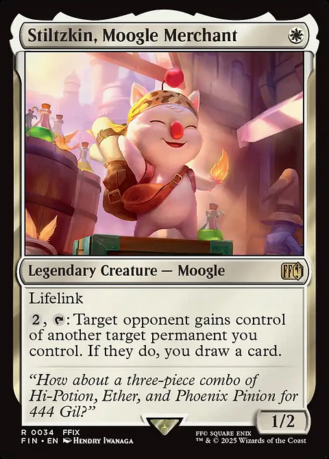Stiltzkin, Moogle Merchant - FIN - R