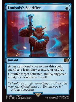 Louisoix's Sacrifice - FIN - R