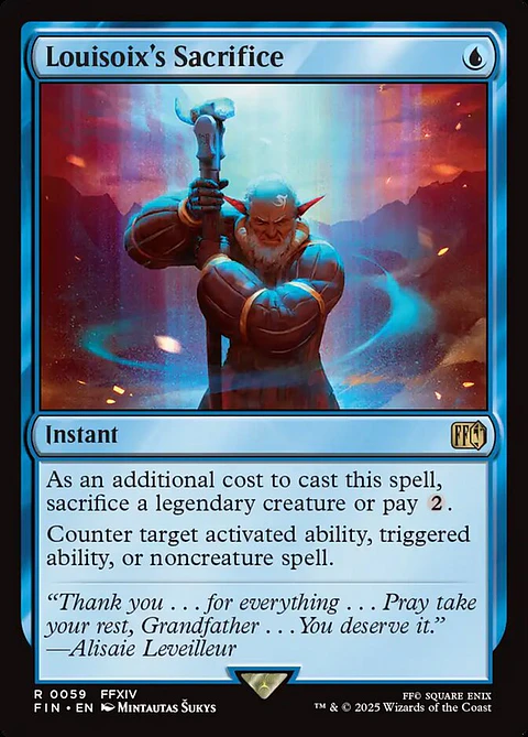 Louisoix's Sacrifice - FIN - R