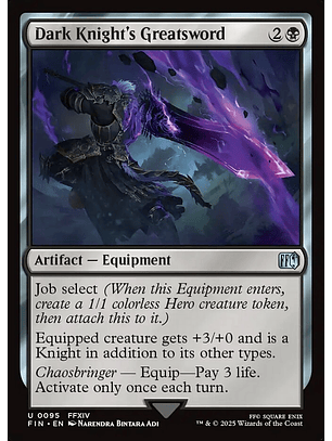 Dark Knight's Greatsword - FIN - U