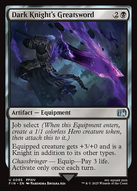 Dark Knight's Greatsword - FIN - U