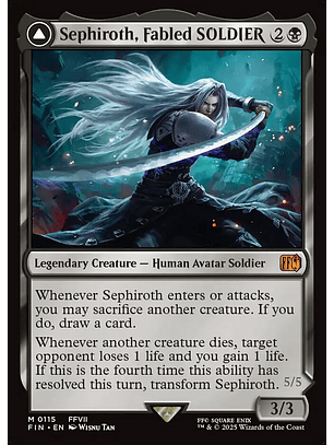 Sephiroth, Fabled SOLDIER - FIN - M