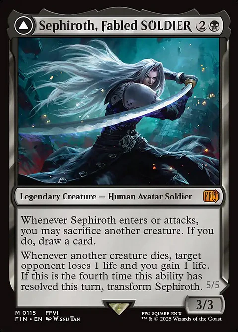 Sephiroth, Fabled SOLDIER - FIN - M